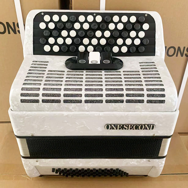 Thumbnail: ONESCOND Bayang accordion 60 bass B system button accordion for children and adu