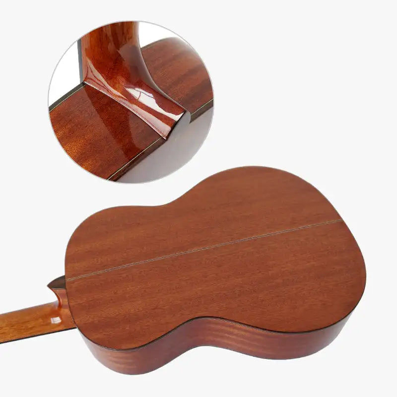 Miniaturebillede: Aiersi Brand Handmade Vintage Solid Top Classical Guitar