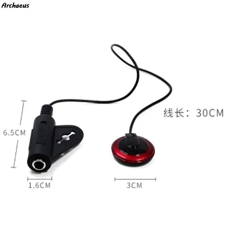 Miniatura: Professional Piezo Contact Microphone Pickup for Guitar Violin Accessories