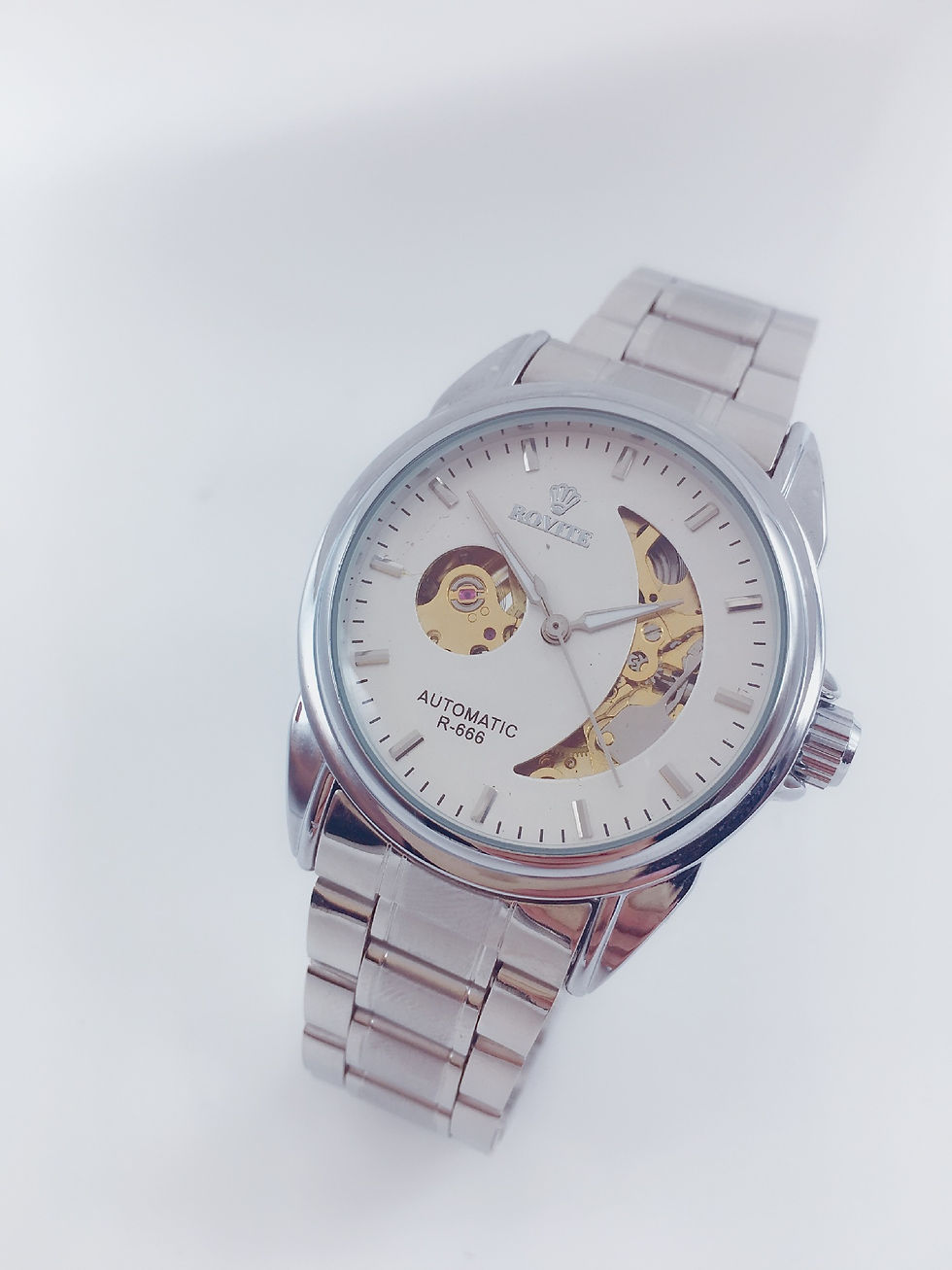 Thumbnail: Personnalité de La mode Creux Hommes de Montre Mécanique