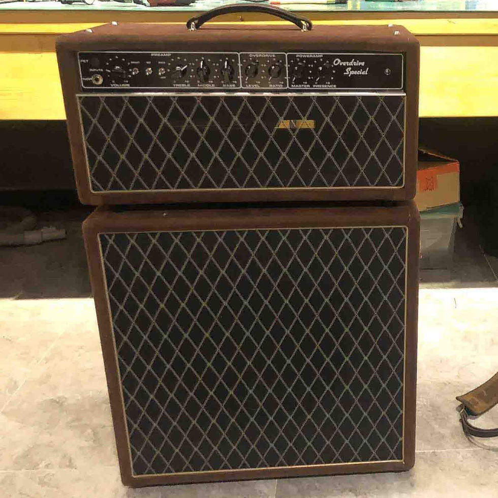 Miniaturebillede: Customized Over-drive Special Handwired Guitar Amp Head 30W Brown Tolex VOXX Sty
