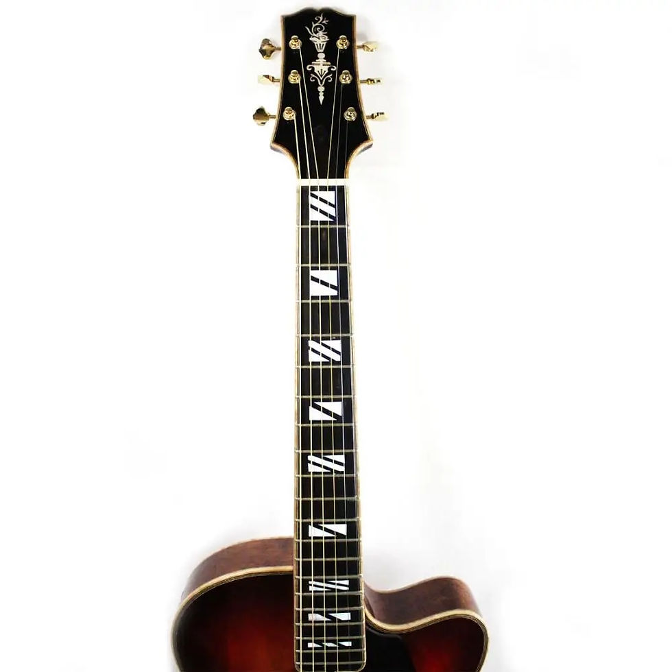 Μικρογραφία: Musoo brand 15" handcraft Carved solid archtop jazz guitar