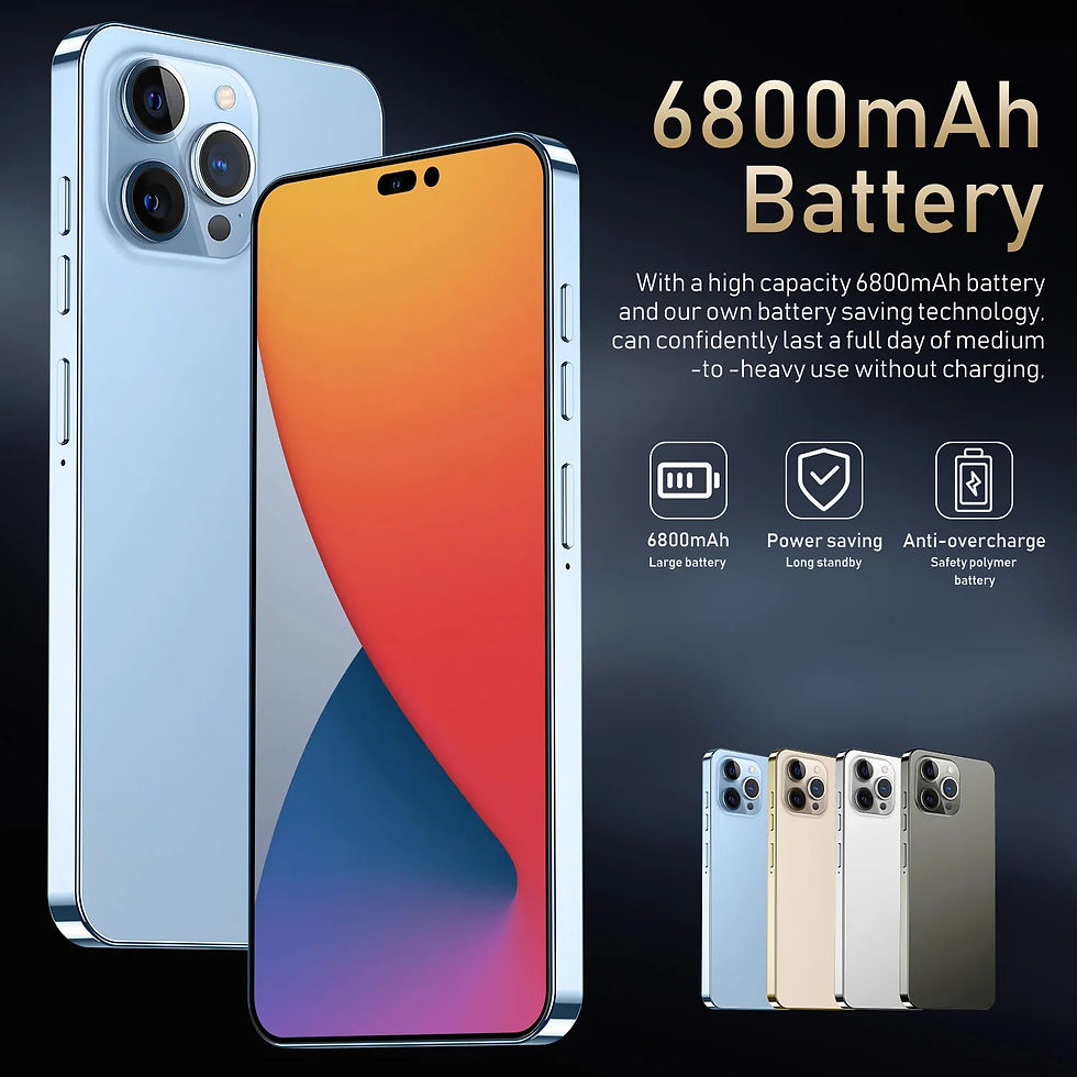 Thumbnail: High quality i14 pro max 7.3'' imfinz endnote 20 android smartphone 4g 5g mobile