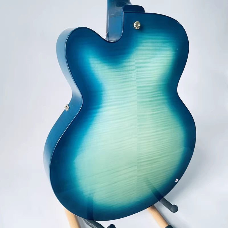 Miniatura: Ibanez Jazz Guitar Full Hollowbody Blue Flamed Maple Genuine Ibanez 