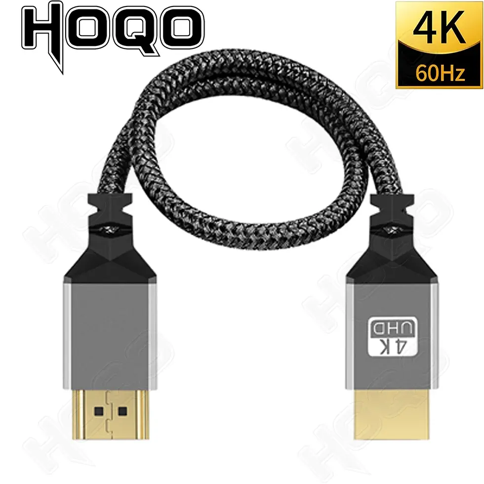 Miniatyrbild: Nylon Braid HD 4K@60HZ V1.4 TPU HD 1080P Compatible Micro Mini to HDMI Extension