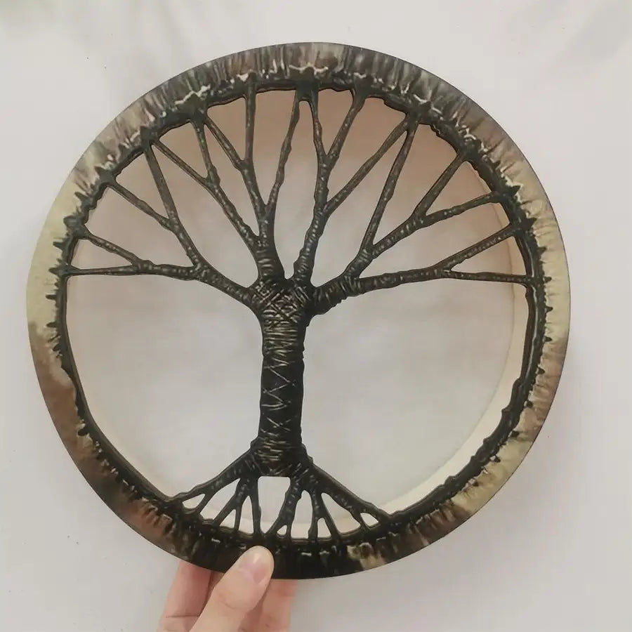 Thumbnail: Tambour Shaman Design arbre de vie, tambour bohème fait à la main, esprit de tam