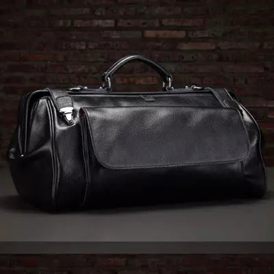 Miniaturebillede: Véritable Cuir D'affaires Bagages Et Sac de Voyage