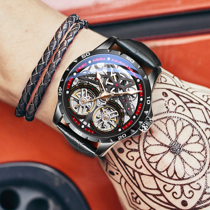 Thumbnail: Automatic hollow mechanical men's watch