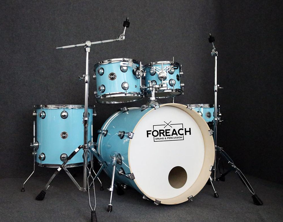 Thumbnail: Hot Sale FOREACH Wrapped Acoustic Drum Set Drum Kit