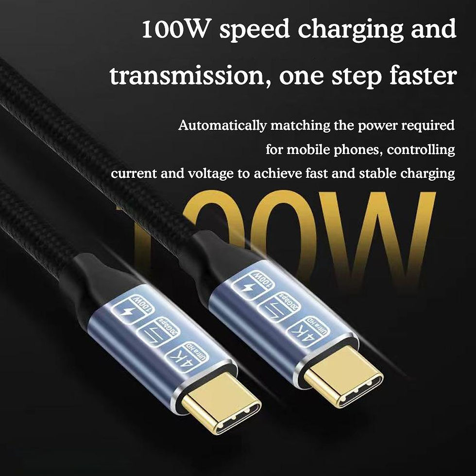 Pikkukuva: USB C To USB C 3.2 Type C Gen2 Cable PD100W 20V5A 4K@60Hz Audio Video Date 20Gbp