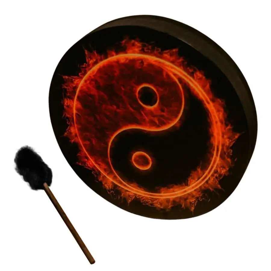 Μικρογραφία: Shaman Drum Handmade Shamanic Drum With Drum Stick Symbol Of Siberian Drum Spiri
