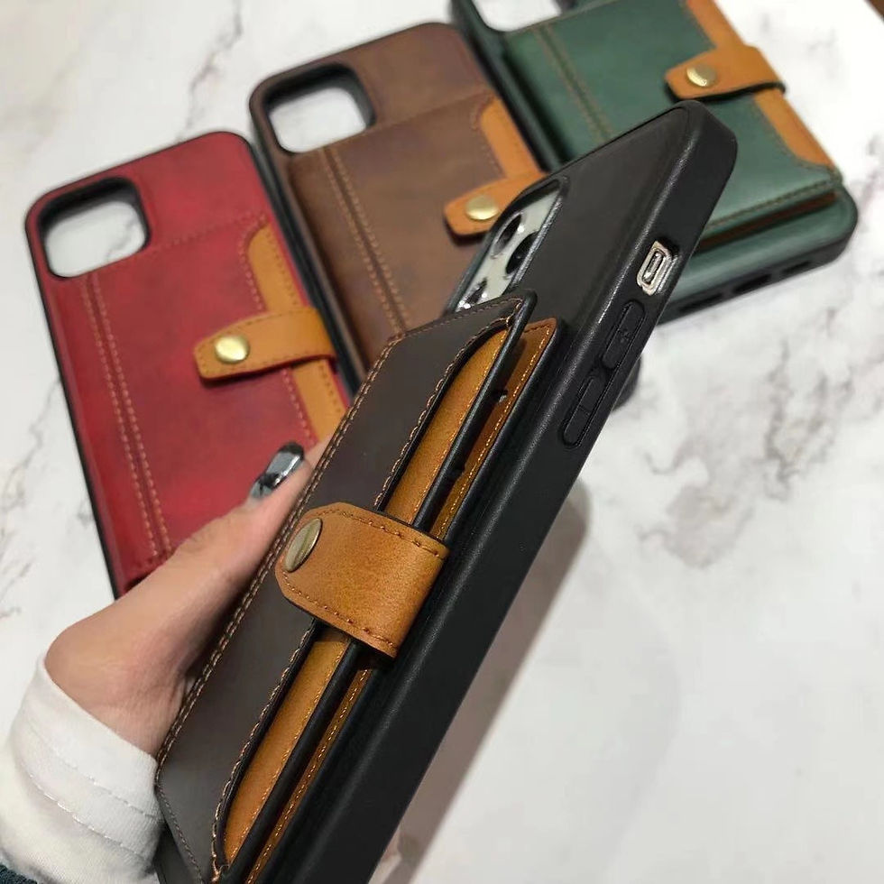 Miniatyrbilde: Fashion Personality Mobile Phone Card Leather Case
