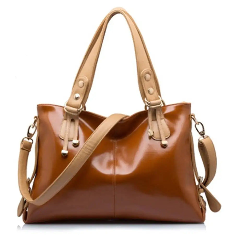Miniaturebillede: New Women Handbag Genuine Leather Bag Lichee Pattern Shoulder Bags Bolsas Femini