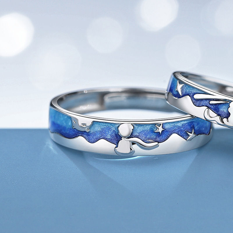 Miniatura: Fashion Personality Fox Men And Women Couple Rings