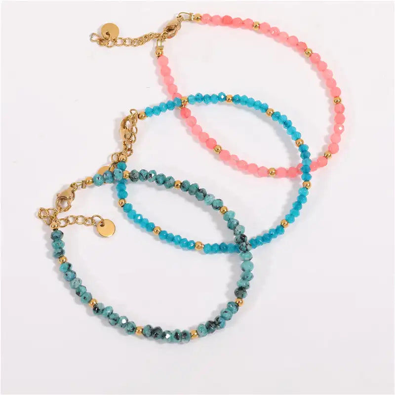 Thumbnail: Holiday Beach Summer Handmade Multi Colored Candy Color Bead Colorful Freshwater