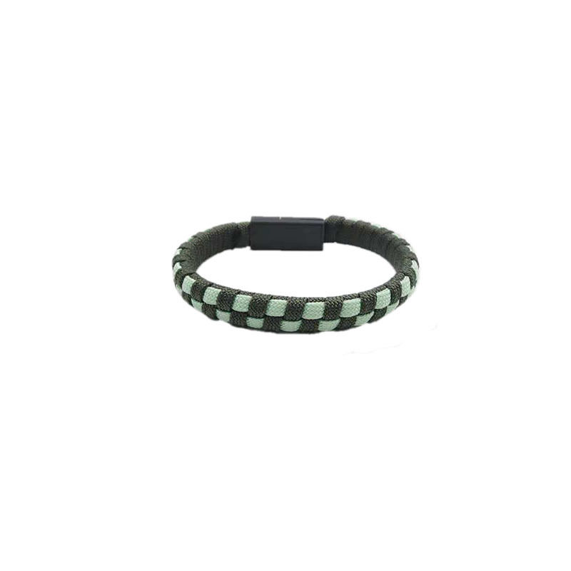 Miniatura: Creative Fashion Woven Data Cable Bracelet