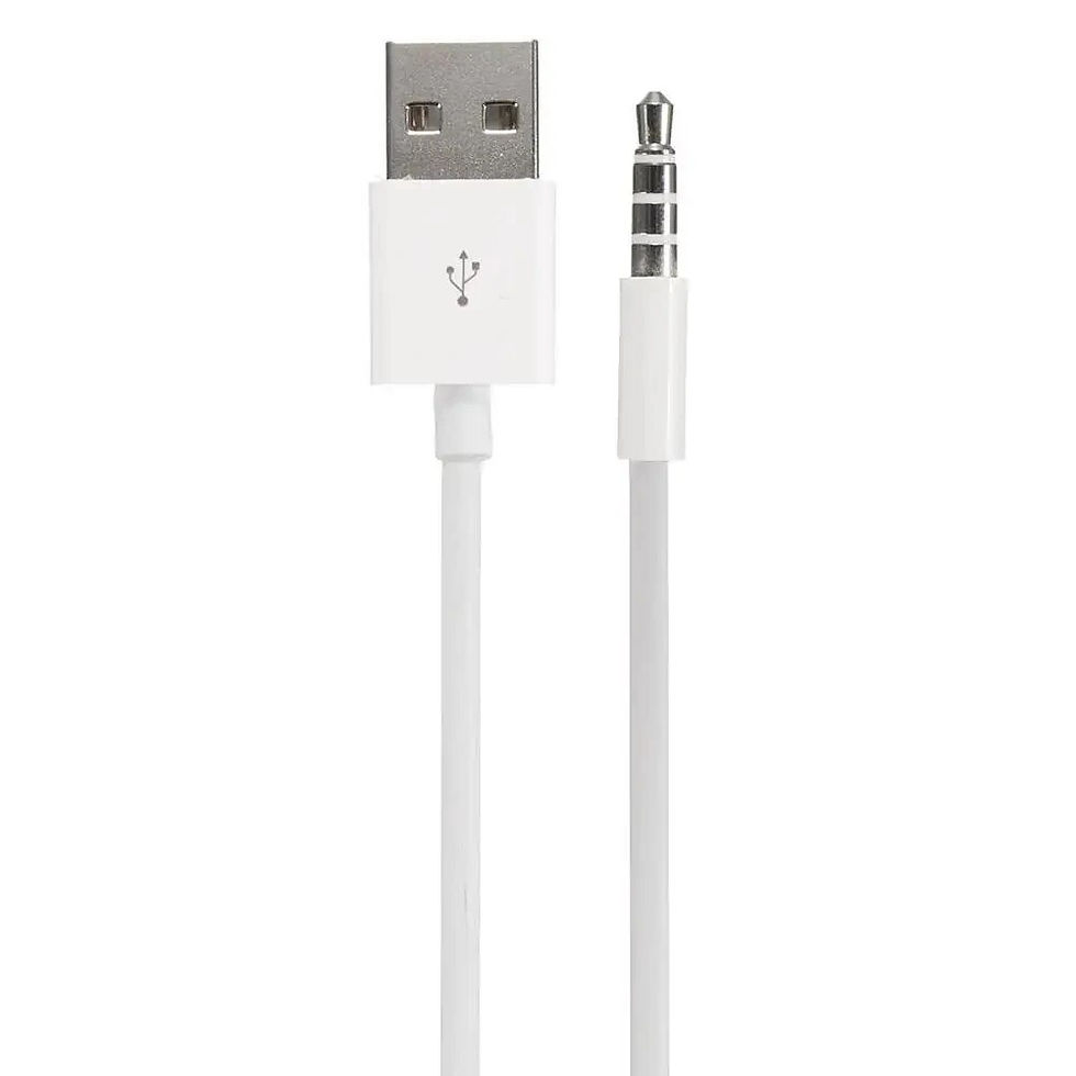 Miniatura: Charger Data USB 3.5mm Sync Audio Cable For IPod Shuffle 3rd 4th Gen Accessory
