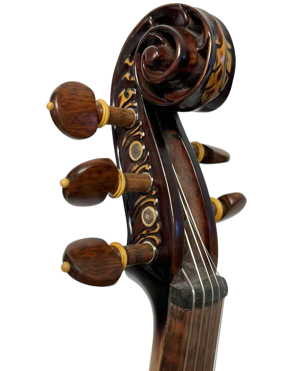 Miniatura: SONG Master 5 strings 4/4 Violin,Bird's eye Maple wood,Carved rib neck#15553