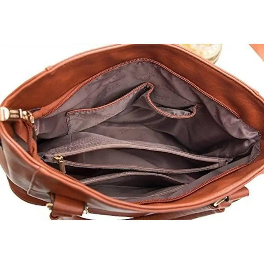 Thumbnail: Women Multifunction Genuine Handbags Women Messenger Bags Fashion Women's Should