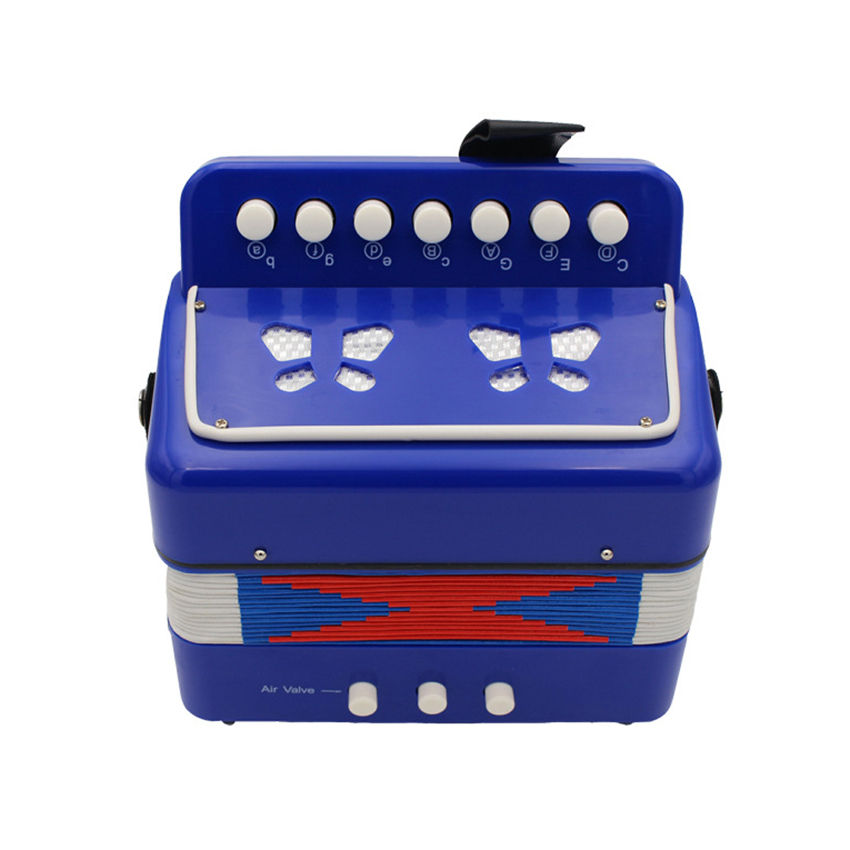 Miniatura: 7 Keys Buttons Children'S Accordion Acordeon Musical Instrument Climber Music Co