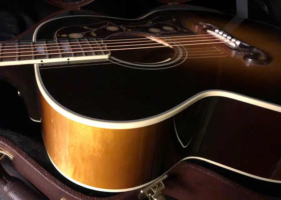 섬네일: Comme neuf! Gibson SJ-200 Standard Vintage Sunburst Guitare Acoustique Original 