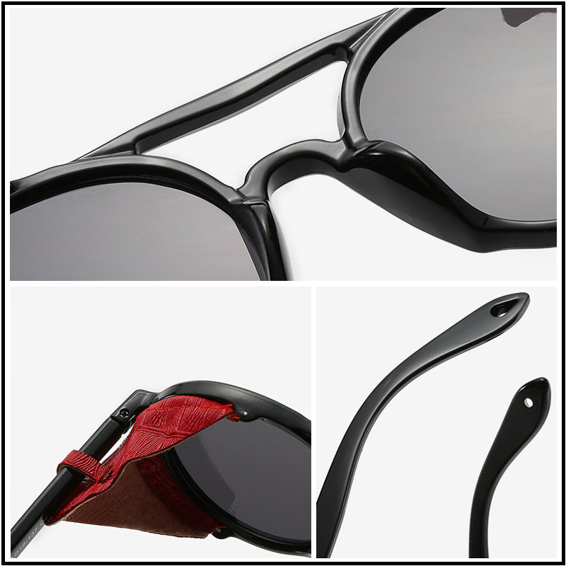 Μικρογραφία: Vintage Steampunk Brand Design Sunglasses Women Men Retro Round Male's 