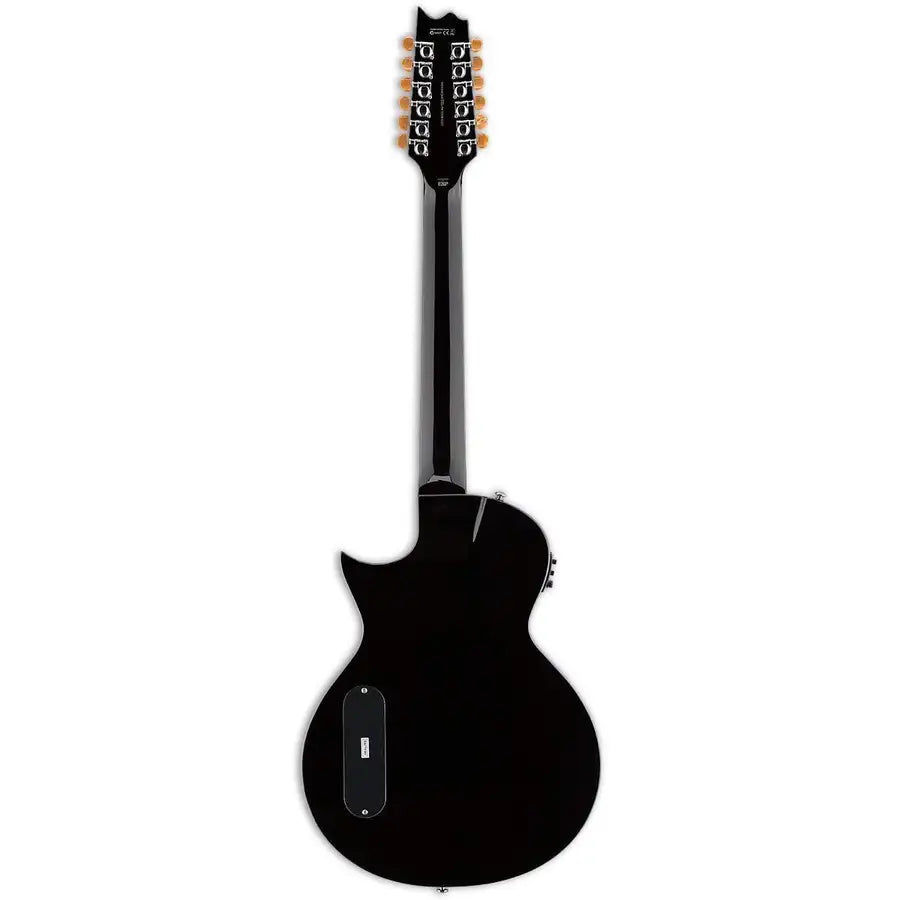Thumbnail: ESP LTD Thin Line 12 String Acoustic Electric Guitar, Black
