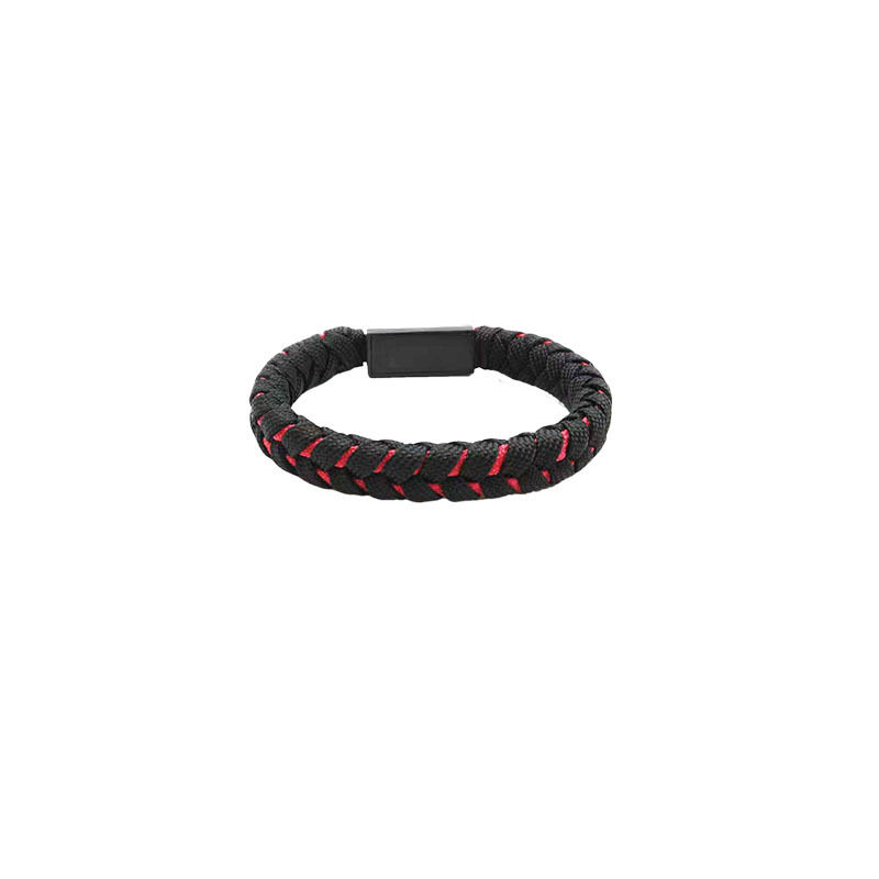 Miniatura: Creative Fashion Woven Data Cable Bracelet