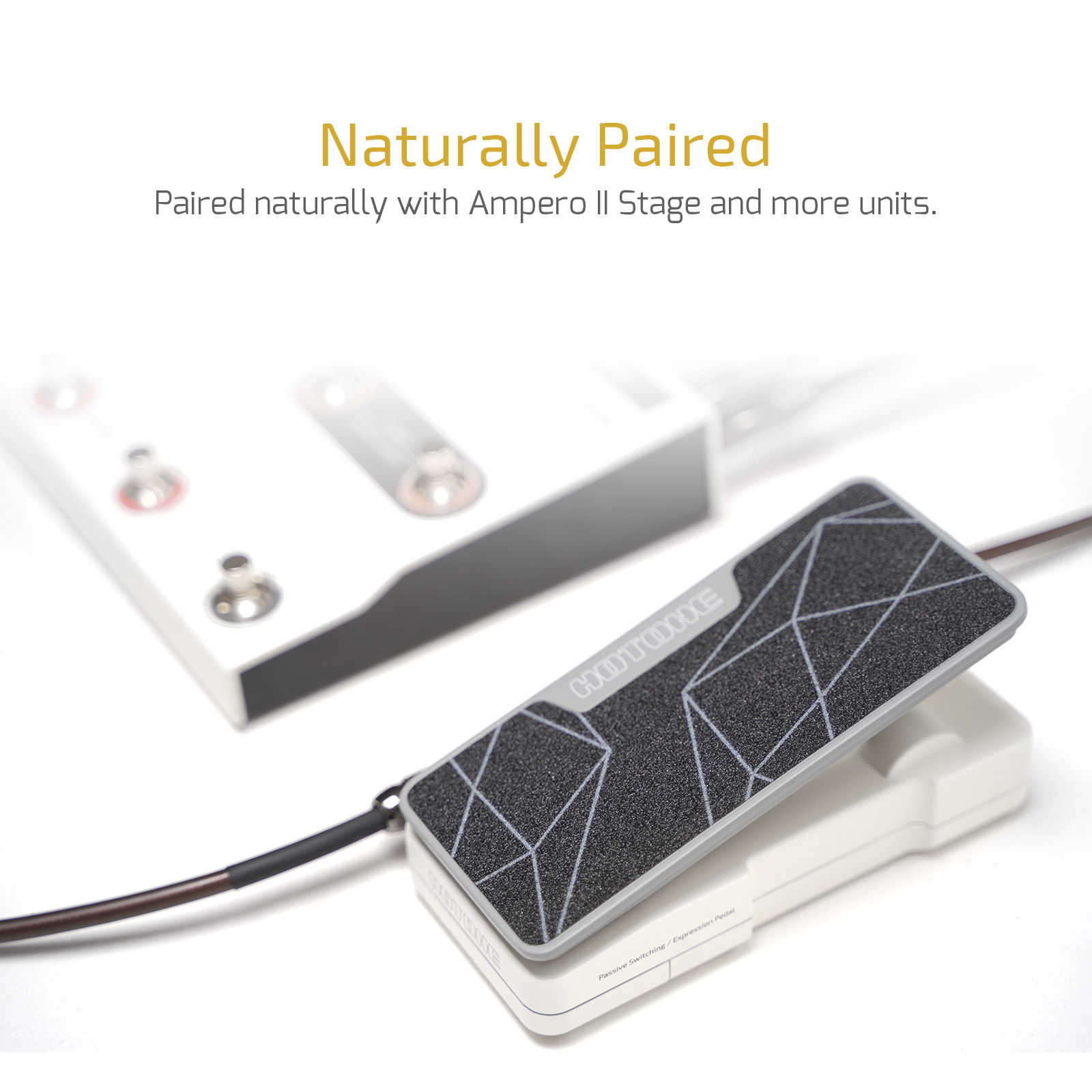 Hotone Ampero II Press Ampero II Stage 2 in 1 Passive Expression Footswitch EXP 