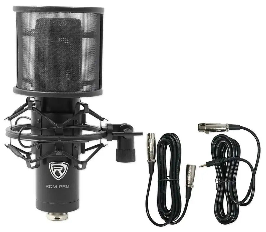 Miniaturebillede: Rockville RCM Pro Studio/Enregistrement podcast Podcaster Microphone à Condensat