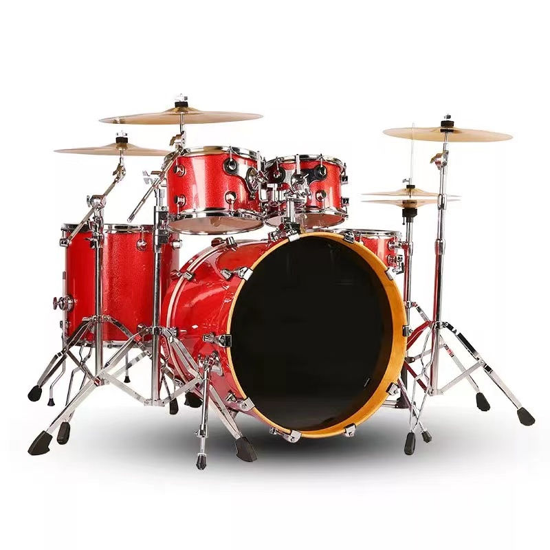 Miniaturbild: Jazz Drum Set 5 Drums 4 Cymbals Children Adult, Beginners