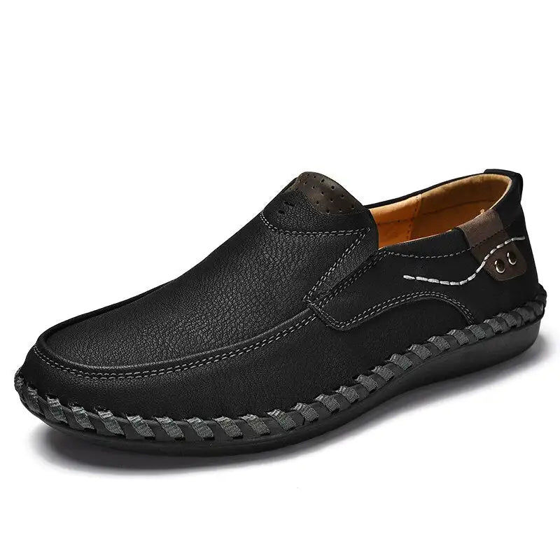 Miniatura: Handmade Male Big Size Casual Shoes Soft Breathable Genuine Leather Shoes Men Co