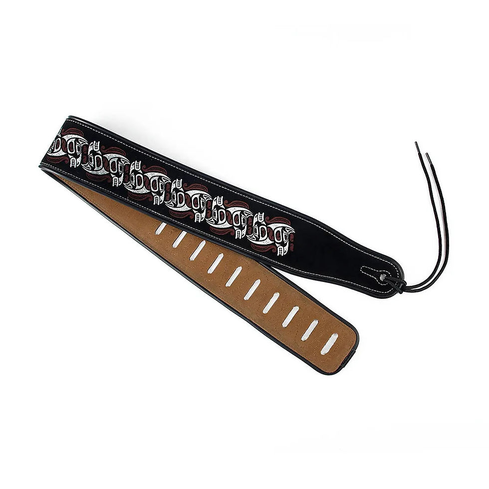 섬네일: YUEKO Leather Soft Durable Guitar Strap Adjustable Cowhide Acoustic Electric Bas