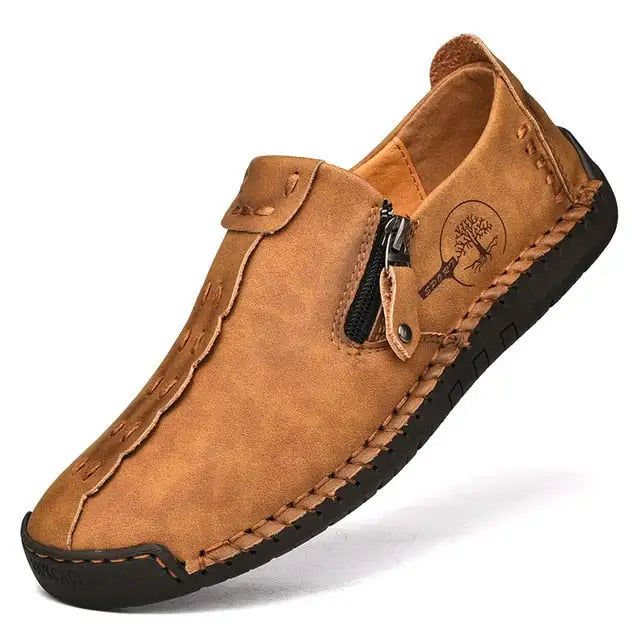 Thumbnail: High Quality Genuine Leather Men Shoes Set foot Casual Slip On Men Loafers Men F