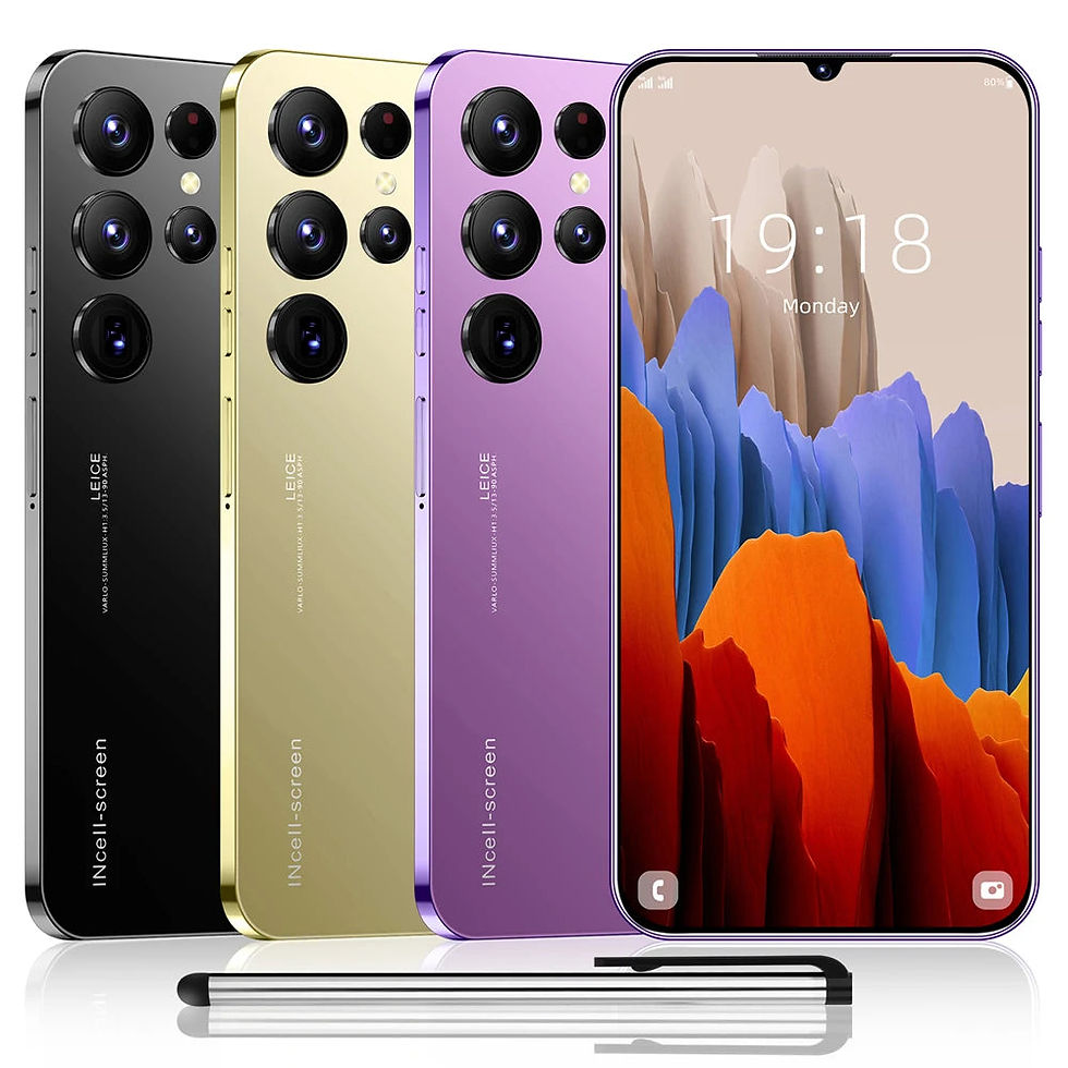 Thumbnail: Hot Selling S23 ULTRA original 16GB+1TB 48MP+72MP 5000 mAh Smartphones Unlocked 