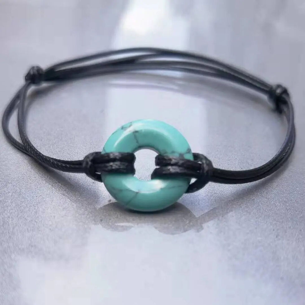 Miniaturbild: Bronze Tube bracelet for men, men's bracelet with Feather charm,