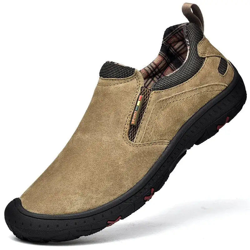 Miniatura: Autumn Men's Casual Shoes Leather Soft Sole Comfortable Handmade Shoes Outdoor S