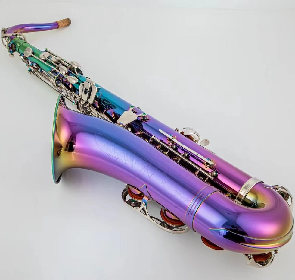 Miniatura: High Qrofession Tenor Saxophone Bb Tune lacquered Dazzling colour Woodwind Instr