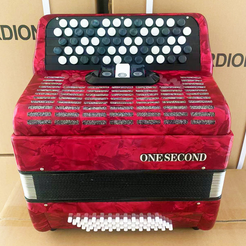 Thumbnail: ONESCOND Bayang accordion 60 bass B system button accordion for children and adu