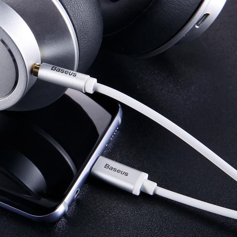 Miniatura: Baseus USB Type C Male Aux Audio Cable to 3.5mm Jack Male Speaker Cable For Head