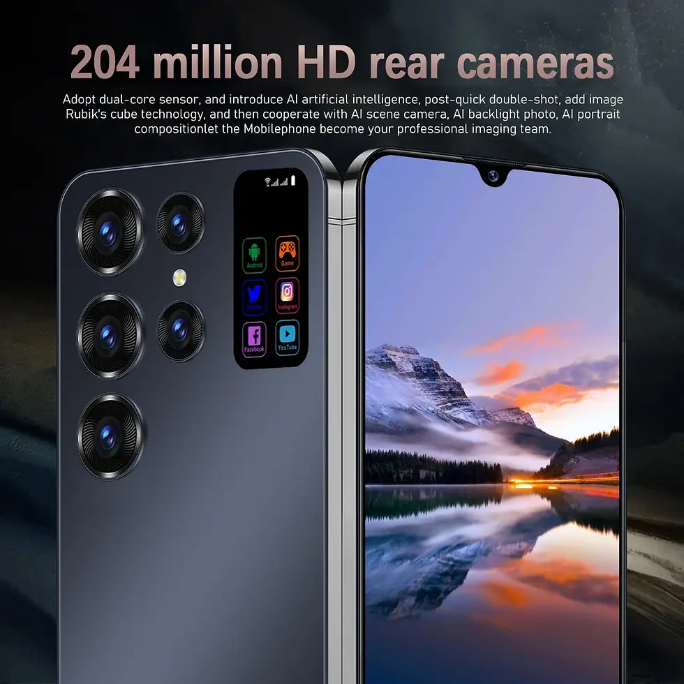 Thumbnail: New S24 Ultra+ Smart Phone 5G Original Android 7.1 Inch HD Full Screen