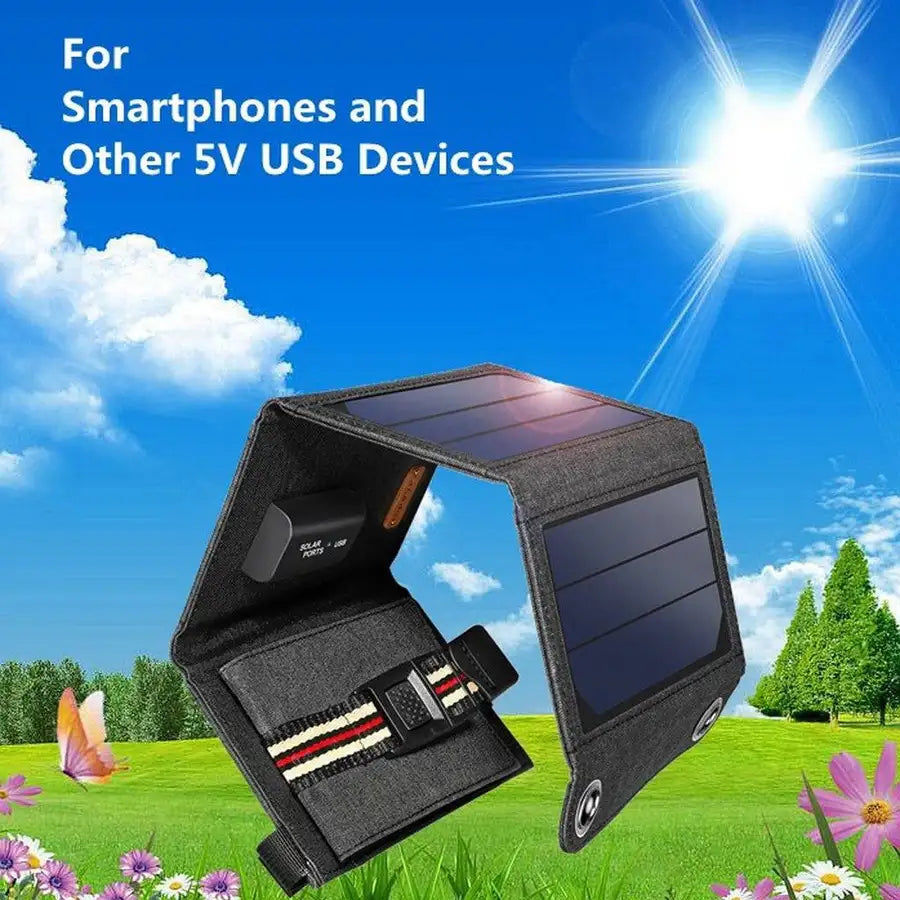 Pikkukuva: Suaoki 7W/14W Portable Folding Solar Charger with Portable SunPower Solar Panels