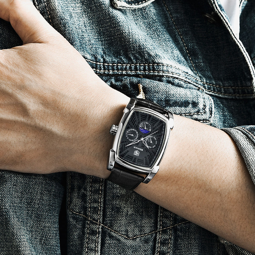 Thumbnail: À la mode Hommes de Quartz Étanche Montre