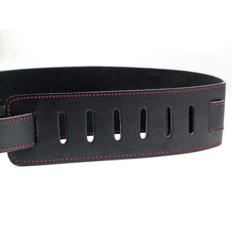 Miniatura: Real Leather Cowhide Widening Electric Guitar Strap, Acoustic Folk Bass