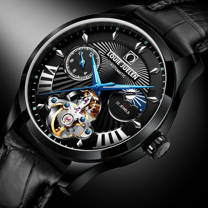 Miniature : Fashion Trend Hollow Waterproof Male Mechanical Watch
