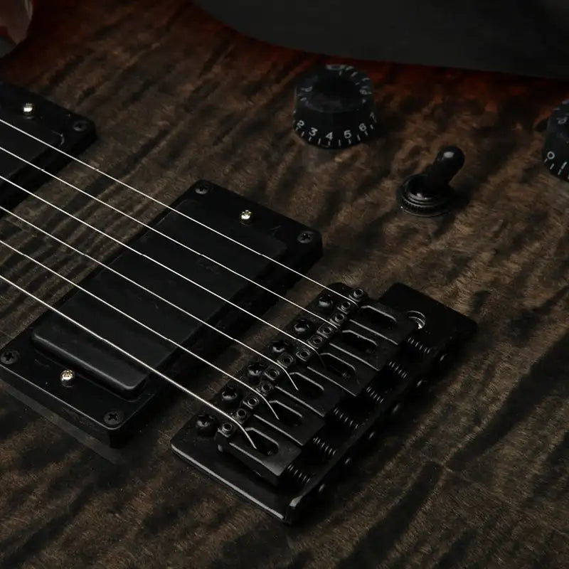 Thumbnail: Derulo Electric Guitar OEM 6Strings HighQuality Electric Guitar Flame maple Hand