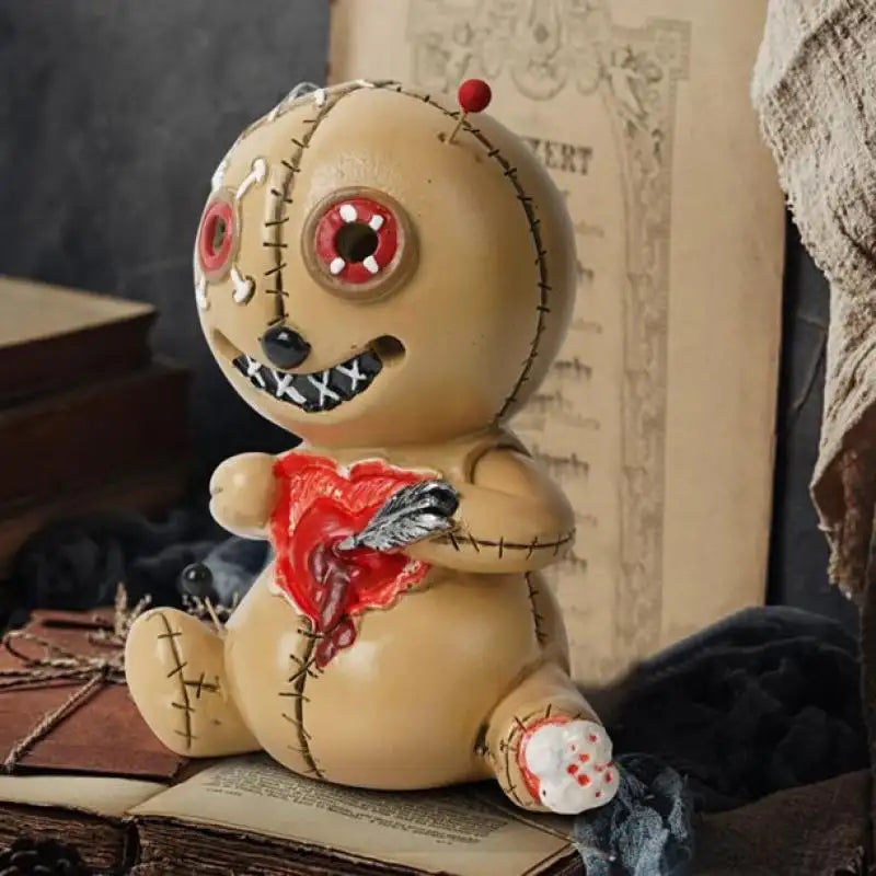 Miniatyrbild: Halloween Voodoo Doll Incense Burner Creative Desktop Censer Unique Incense Hand