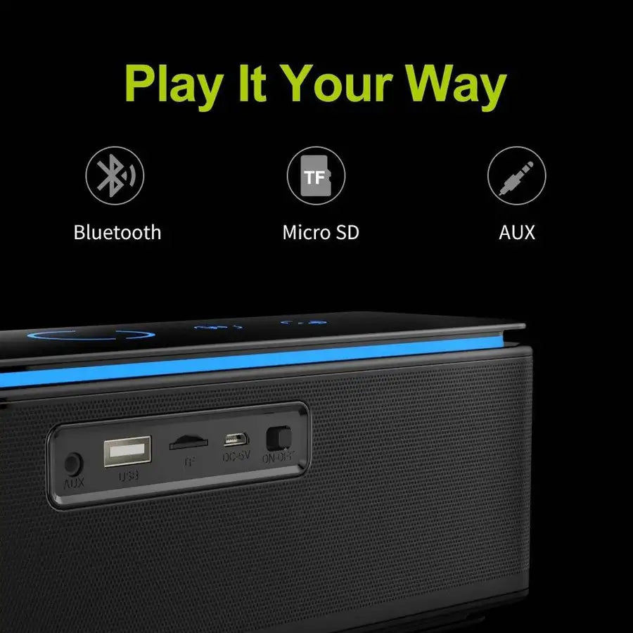 Pikkukuva: 2018 Bluetooth Speakers Touch Sensitive Gesture Control Quad-Driver Wireless Hom