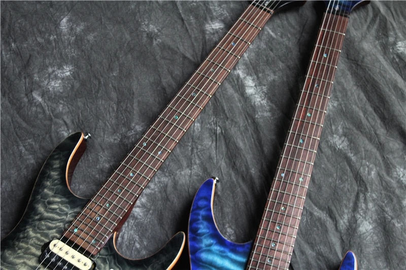 Thumbnail: high quality quilted maple electric guitar, ready in store, immediately shipping