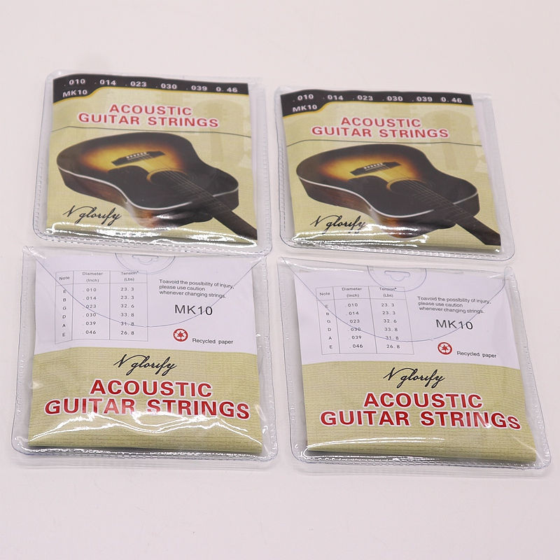 Thumbnail: Acoustic Guitar Strings 010-046 String For Acoustic Folk Guitar Parts & Accessor